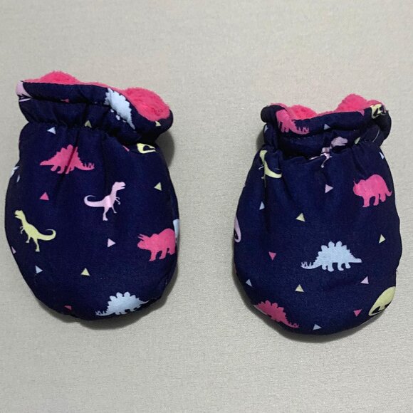 Lily & Jack Navy & Pink Hooded Dinosaur Snowsuit Puffer (Baby 3-6 Months) - NWOT - Picture 6 of 6